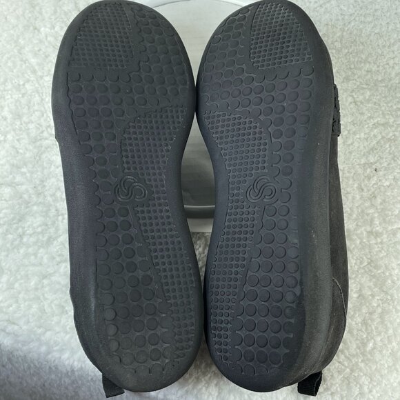 Clarks Shoes Womens Size 10 Black Cloudsteppers Slip-on Loafers Cushioned - Picture 9 of 10